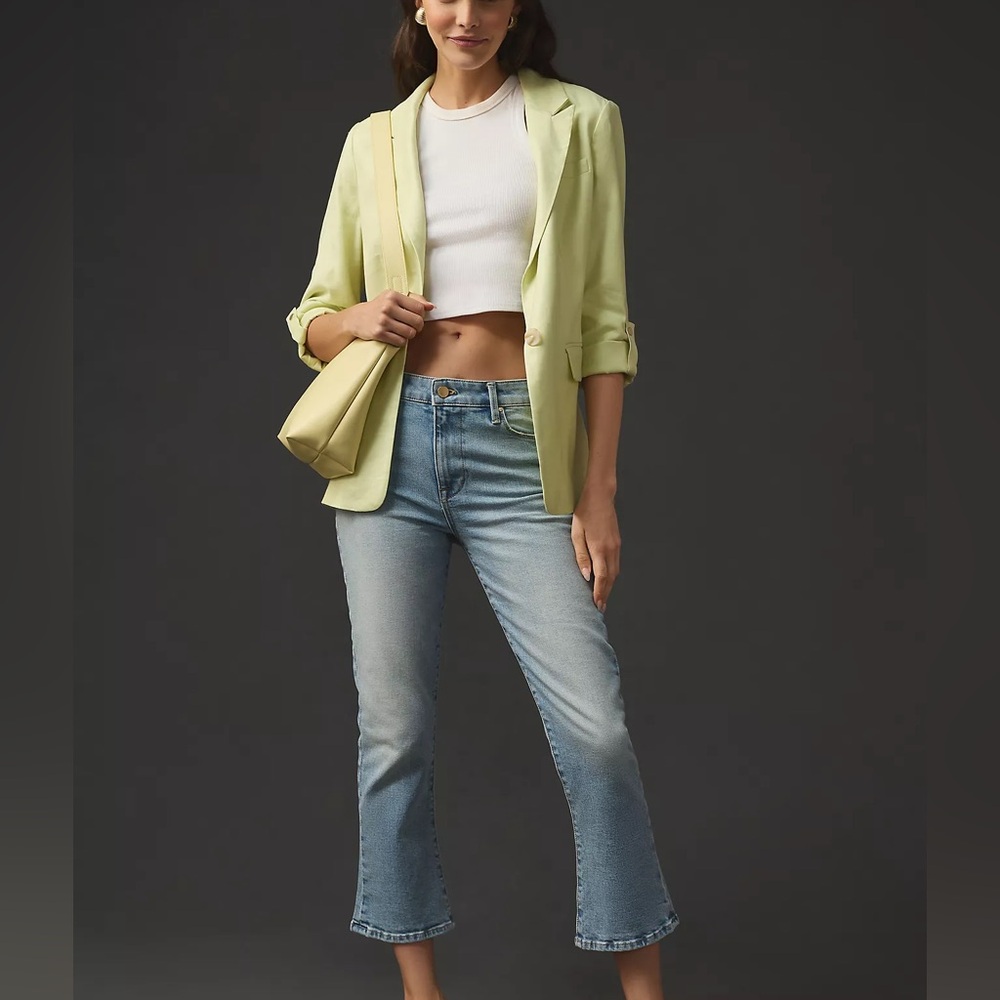 NWT Fidelity Denim Juniper Crop Flare Jeans Size 26